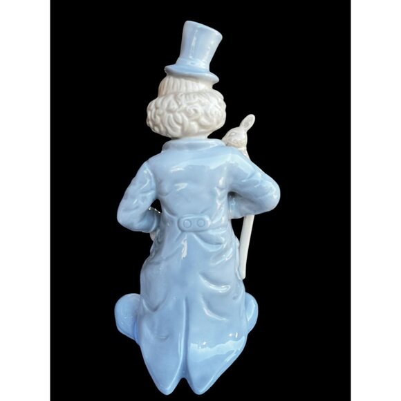 Porcelain Clown Figurine With Top Hat & Cane - Picture 4 of 6